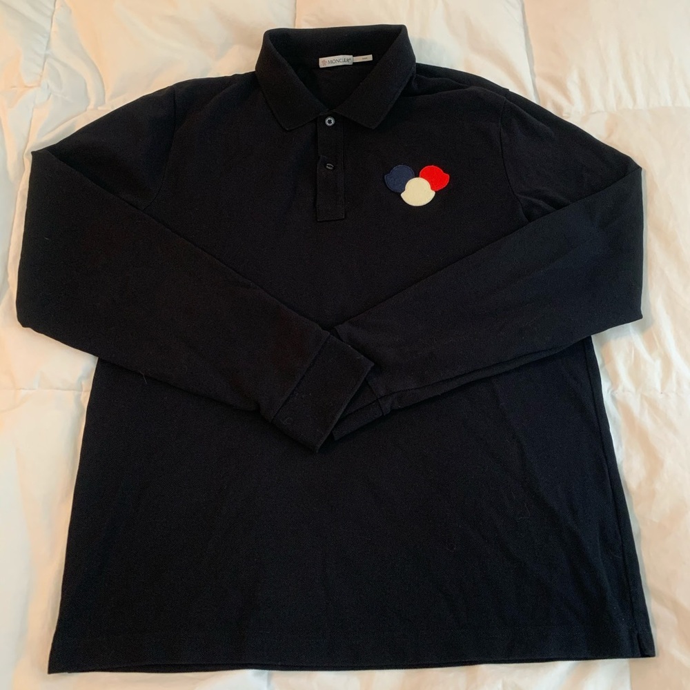 Moncler Long Sleeve Polo